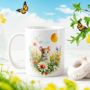 Vår Watercolor Mouse - Kid Mugg