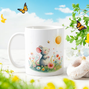 Vår Watercolor Mouse - Kid Mugg