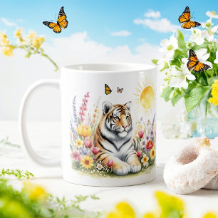 Vår Watercolor Tiger - Kid Mugg