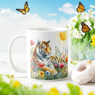 Vår Watercolor Tiger - Kid Mugg