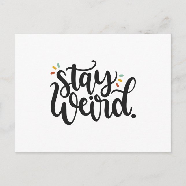 Var Weird Vykort (Framsida)