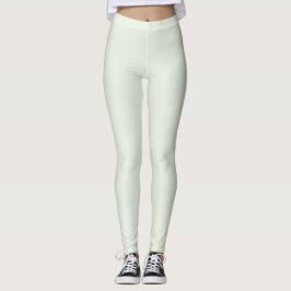 Vår Whisper Grönt Solid Färg Leggings