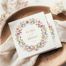 Vår Wildblomma Garden Wandeans Bröllop