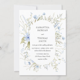 Vår Wildblomma Meadow dusty (blåssäd) Inbjudningar