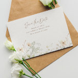 Vår Wildblomma Spara Datumet<br><div class="desc">Fira din speciella händelse mitt i naturens fantastiska omfamning med vår Vår Wildblomma Spara datuminbjudan. Den här inbjudan inspireras av den orustiga elegansen hos vilda blommor och anger tonen för ett vismiskt firande.</div>