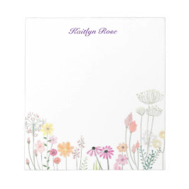 Vår Wildblommor | Anteckningsblock för Blommigt av