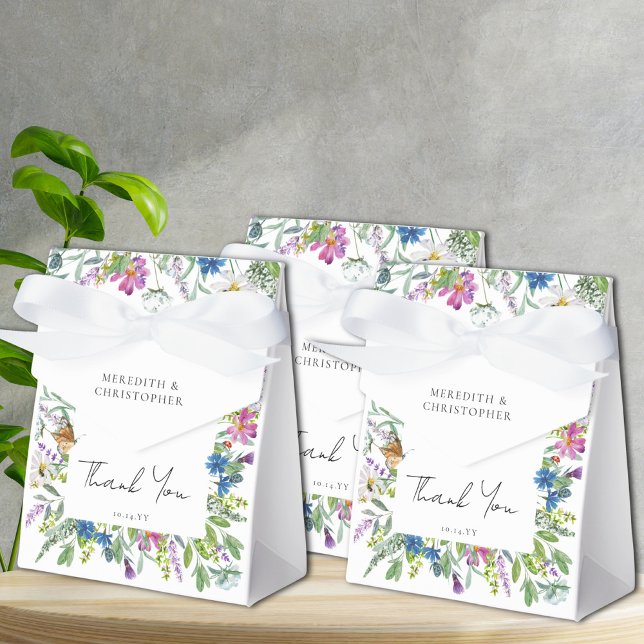 Vår Wildblommor Bröllop Presentaskar (Skapare uppladdad)