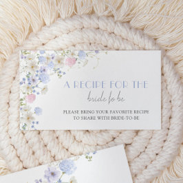 Vår Wildblommor Möhippa  A Recept Tilläggskort