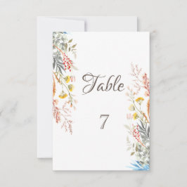 Vår Wildblommor, torkad Inbjudningar