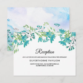 Vår Wildblommors bröllopskort Inbjudningar