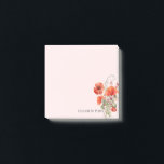 Vår Wildblompoppy Blommigt Personlig Post-it Block<br><div class="desc">Förbättra din organisation och tillföra lite konstnärligt flair med vår moderna Personlig Notes för Röda vallmoblommor. Skapat med att fånga vattenfärgsbilder kan dessa anteckningar i anpassadet vara personlig med ditt namn eller namn av nära och kära. Oavsett om det gäller personlig använda eller som en tänkbar gåva är dessa unika...</div>