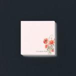 Vår Wildblompoppy Blommigt Personlig Post-it Block<br><div class="desc">Förbättra din organisation och tillföra lite konstnärligt flair med vår moderna Personlig Notes för Röda vallmoblommor. Skapat med att fånga vattenfärgsbilder kan dessa anteckningar i anpassadet vara personlig med ditt namn eller namn av nära och kära. Oavsett om det gäller personlig använda eller som en tänkbar gåva är dessa unika...</div>