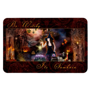 Var Witchy som det är den Samhain häxamagneten Magnet