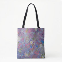 Vår Wonderland Blommigt Tote Bag