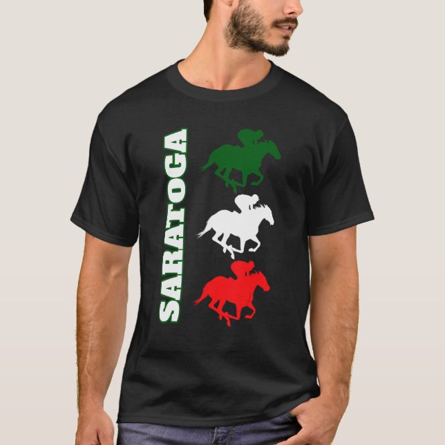 Vår York Horse Tävla T Shirt (Framsida)