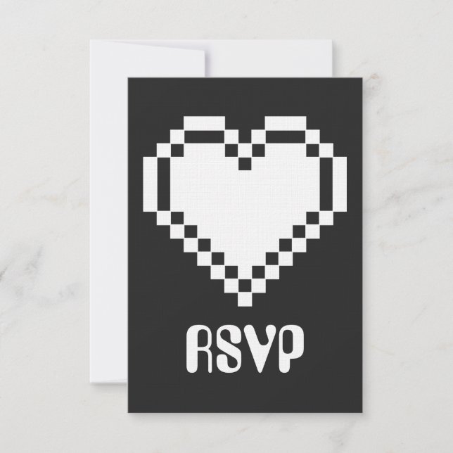 Våra 8-bitars Hearts i Black OSA kort (Framsida)