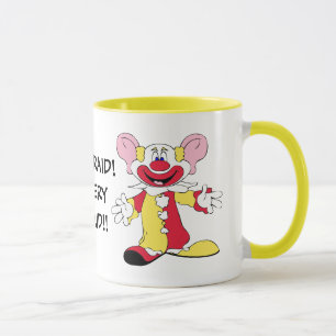 VARA AFRAID! Big Earwn Clown Ceramic Mugg