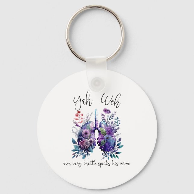 Våra andningstal Hans Namn Yhwh Christian Rel Nyckelring (Framsida)
