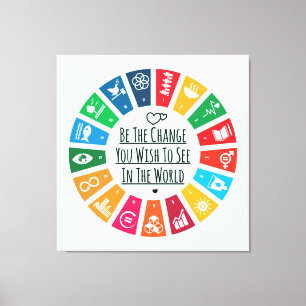 Vara ändringen canvastryck