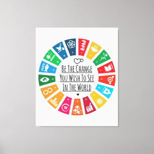 Vara ändringen canvastryck