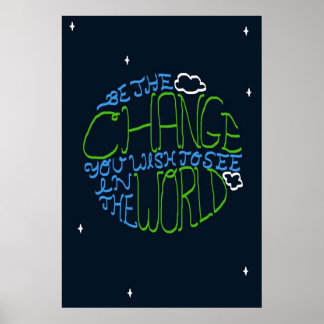 Vara ändringen Poster