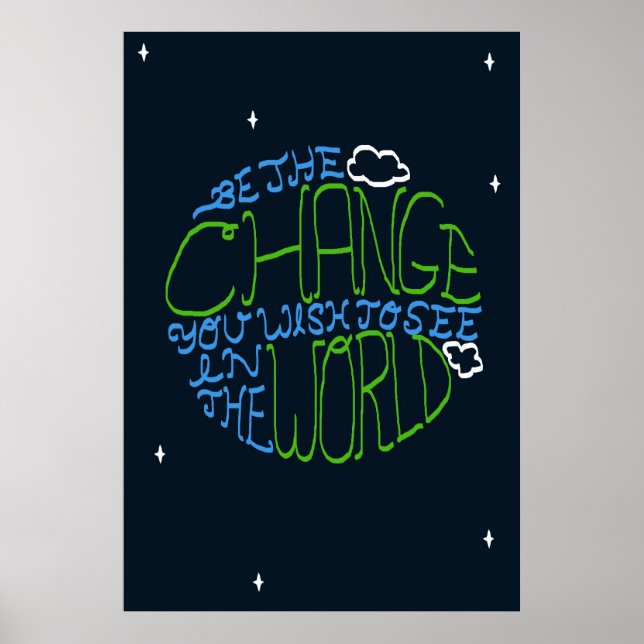 Vara ändringen Poster (Framsidan)