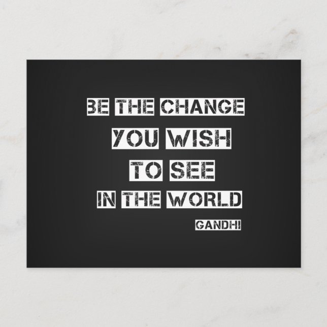 Vara ändringen vykort (Framsida)