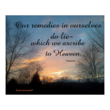 VÅRA ÅTGÄRDER I SJÄLVA SKAKESPEARE POSTER