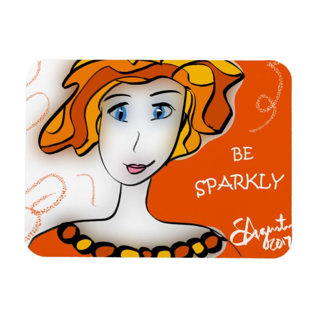 VARA ATTITUDER - VARA SPARKLY MAGNET (Horisontell)