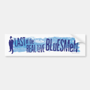 Vara av den verkliga levande Bluesmenbildekalet Bildekal