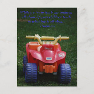 Våra barn berättar för oss vykort