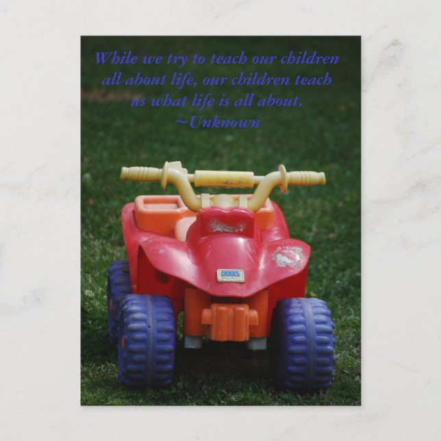 Våra barn berättar för oss vykort (Framsida)