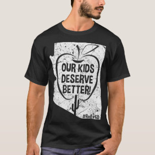 Våra barn förtjänar bättre rött för Ed Women T Shirt