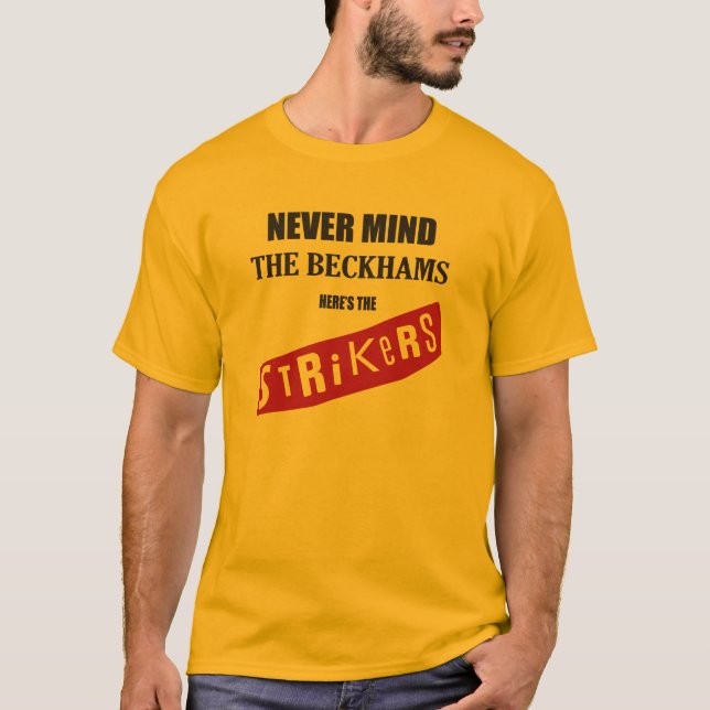 Vara besvärad aldrig Beckhamsen Tee Shirt (Framsida)
