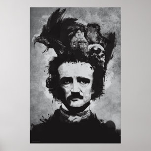 Vara besvärad av Edgar Allen Poe Poster