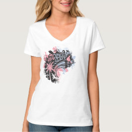 Vara besvärad förkroppsligar surfa för kvinnor tee shirt