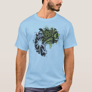Vara besvärad förkroppsligar surfa vinkar t-shirt