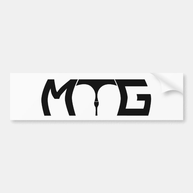 Vara besvärad Gap Bildekal (Framsidan)