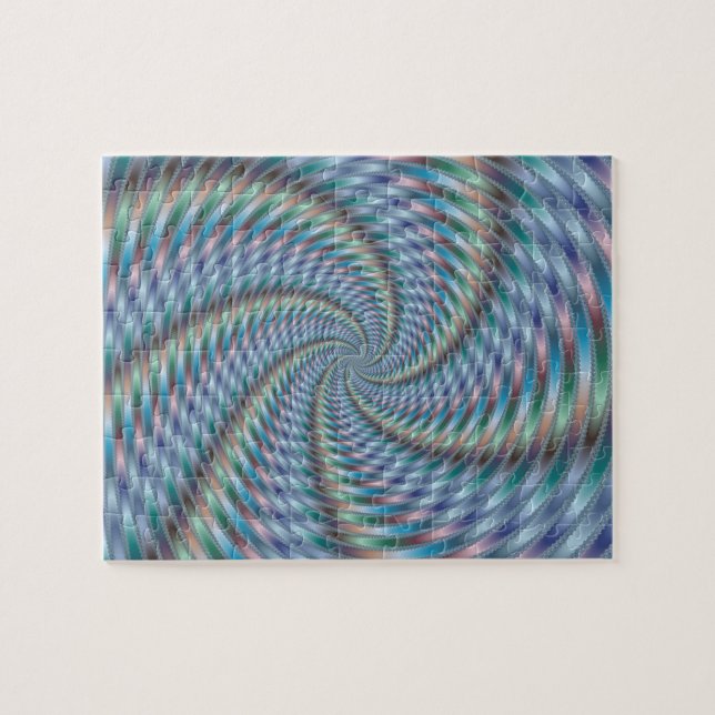 Vara besvärad jagaren - Fractalkonst Pussel (Horisontell)