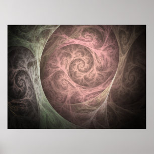 Vara besvärad över materiaFractal Poster