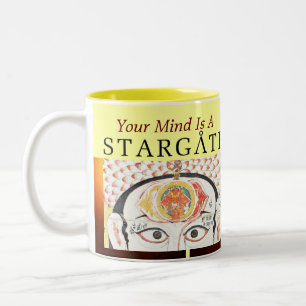 vara besvärad stargatemuggen Två-Tonad mugg