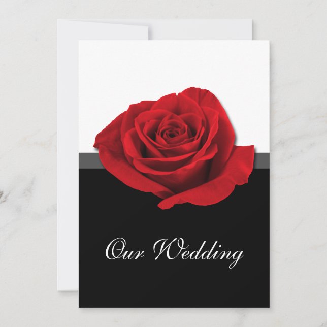 Våra bröllopsinbjudningar i Kärlek Ro ~ bröllopsin Inbjudningar (Framsida)