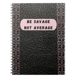 vara brutalt i genomsnitt anteckningsbok