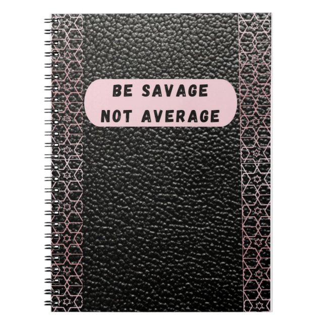 vara brutalt i genomsnitt anteckningsbok (Framsidan)