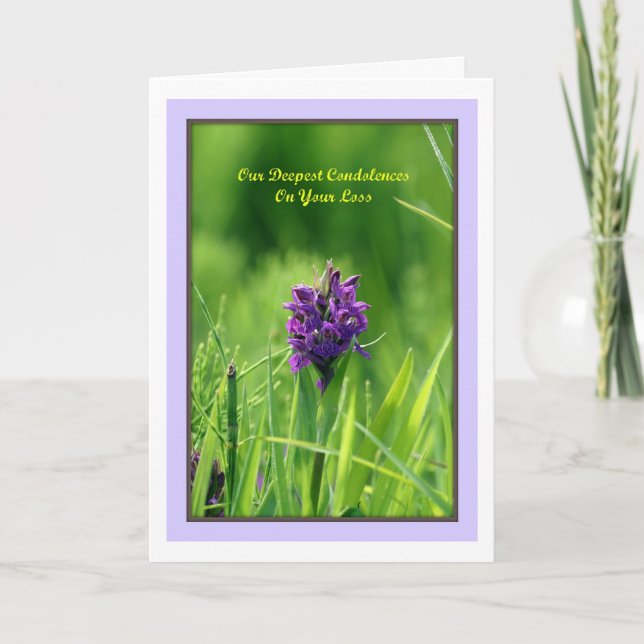 Våra djupaste kondoleanser till ditt förlorade häl kort (Framsida)