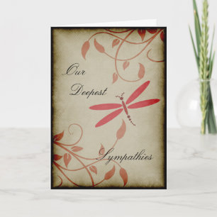 Våra djupaste sympatier kort