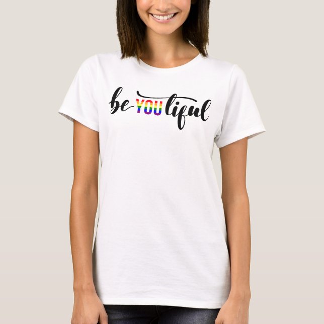 vara-DU-tike Gay pride T Shirt (Framsida)