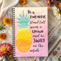 Vara en ananas inspirationstext för vattenfärgstyp