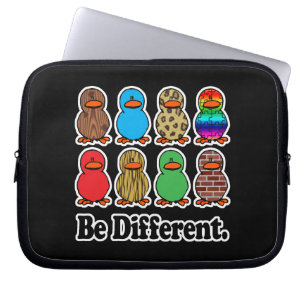 vara en annan rolig mönster ducky ankor laptop sleeve