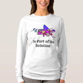 Vara en del av lösningen t shirt